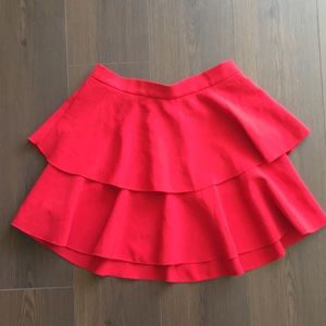 Zara Red Mini Skirt
